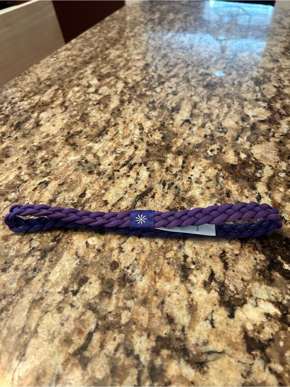 Athleta Purple Braided Headband
